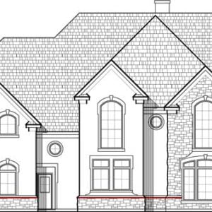 Two Story House Plan C6020