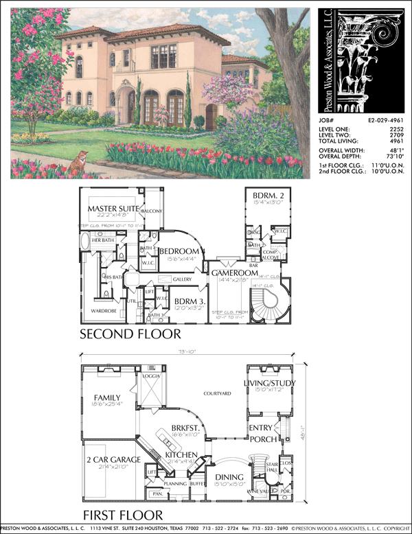 Two Story House Plan E2029
