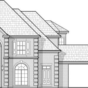 Two Story House Plan C9300