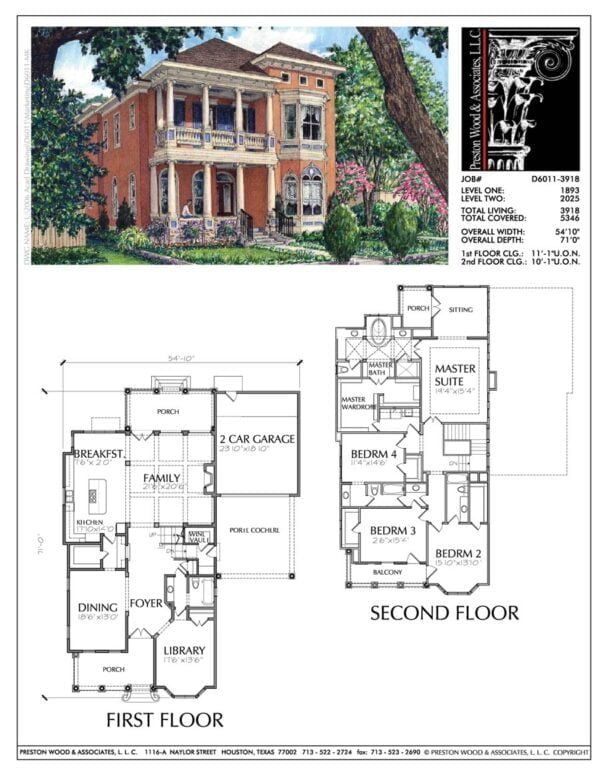 Two Story Home Plan bD6011