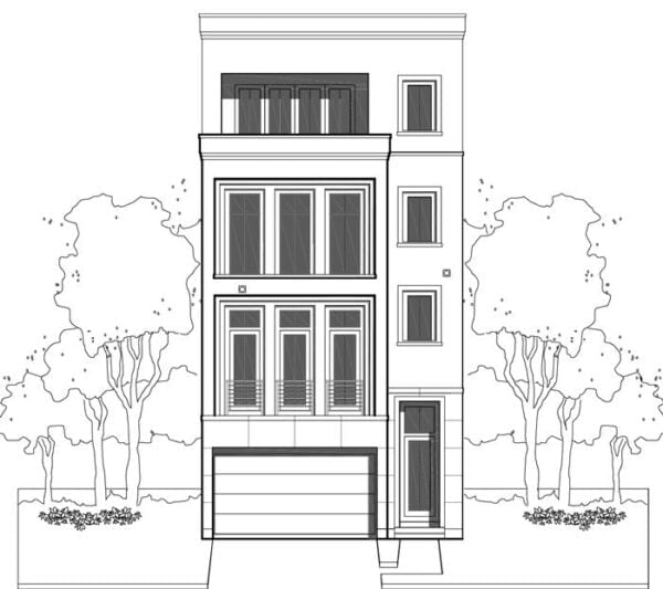 Townhouse Plan E2295 A1.2