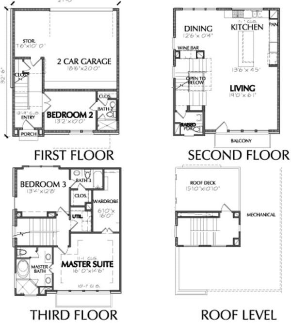 Townhouse Plan E2117 A2.2L