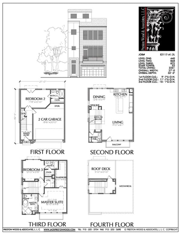 Townhouse Plan E2117 A1.2L