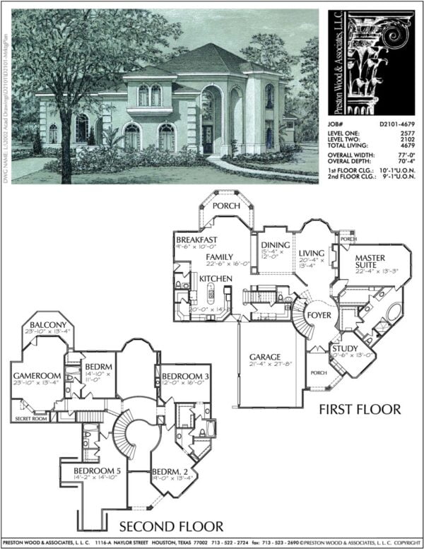 Two Story Home Plan D2101