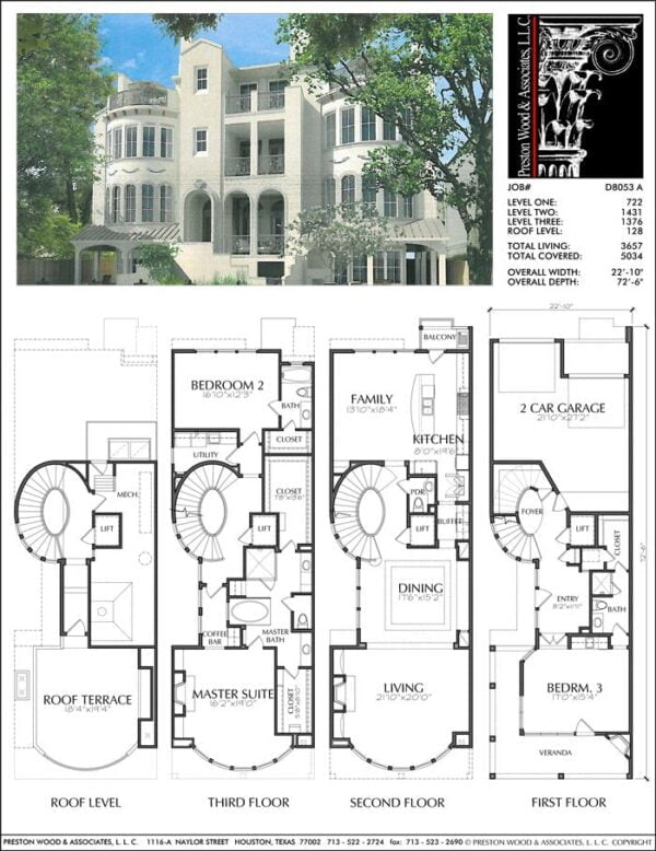 Townhouse Plan D8053 A