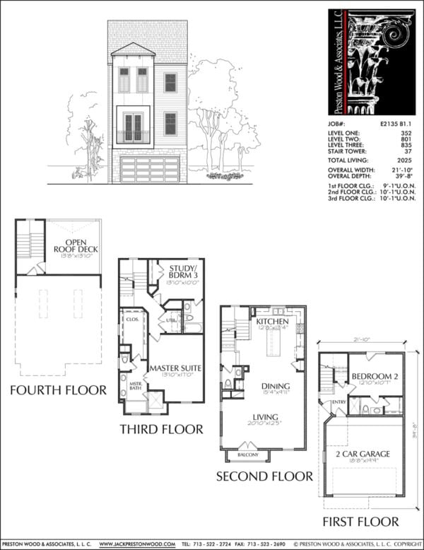 Townhouse Plan E2135 B1.1