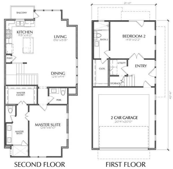 Townhouse Plan E2136 B1.1