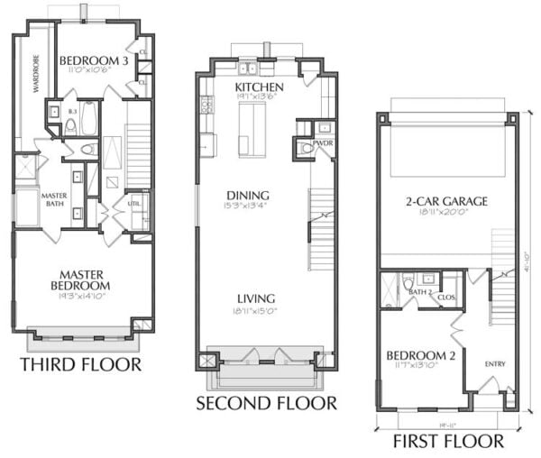 Townhouse Plan E2036 C1.2