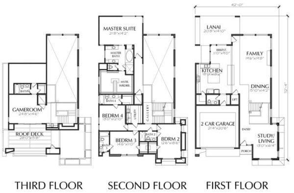 Urban House Plan E2046