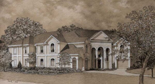 Two Story Home Plan D0122