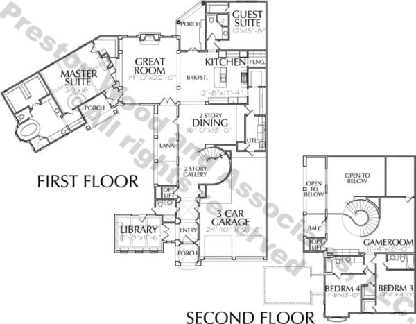Two Story House Plan D4111