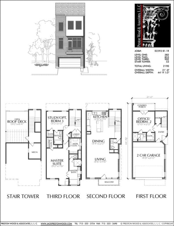 Townhouse Plan E2293 B1.1R
