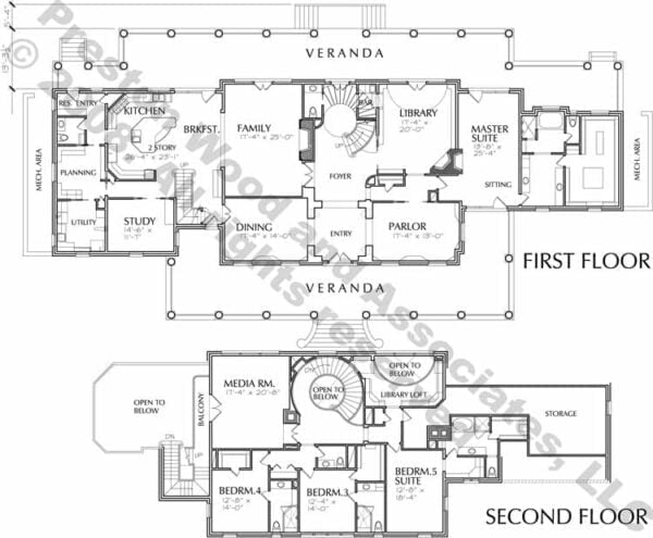 Two Story Home Plan C8001