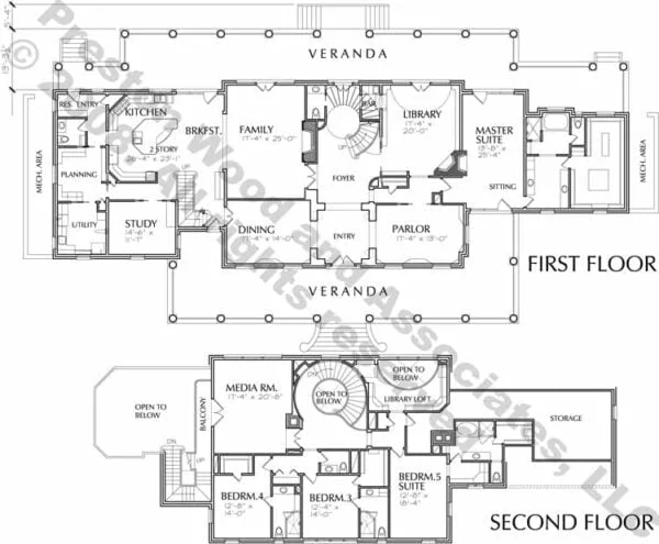 Two Story Home Plan C8001