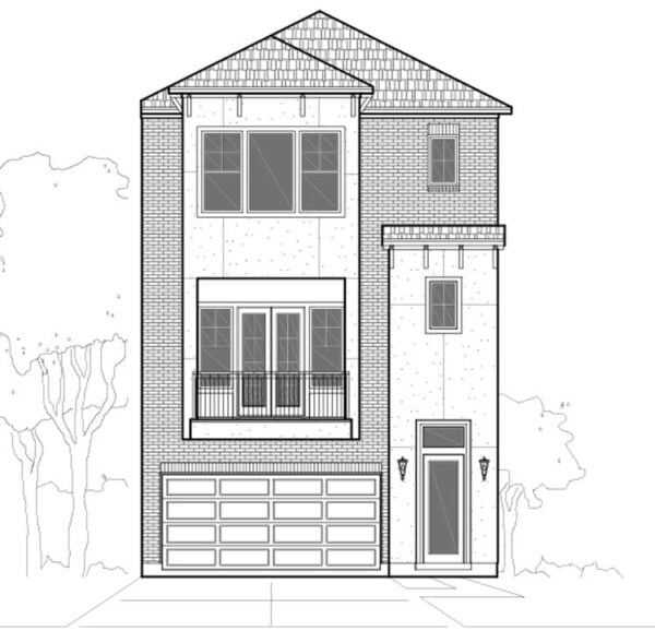 Townhouse Plan E1208 A2.1