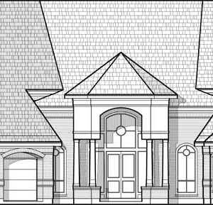 Two Story House Plan C6133