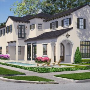 Two Story House Plan E8002
