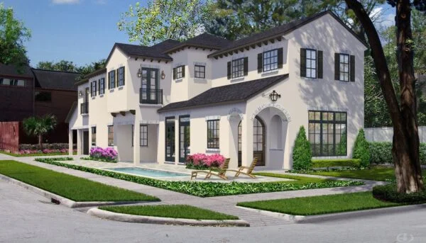 Two Story House Plan E8002