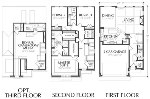 Townhouse Plan E0108 A2.2