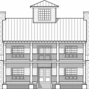 Two Story House Plan C8305