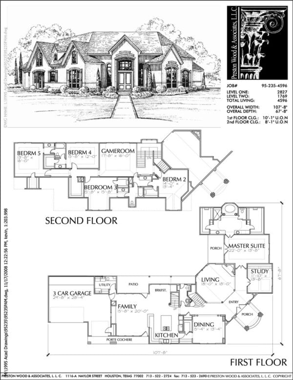 Two Story Home Plan C5235