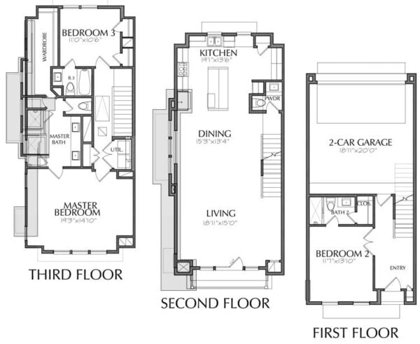 Townhouse Plan E2036 C2.1