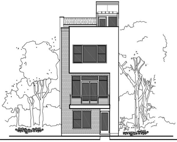 Townhouse Plan E2078 A1.1