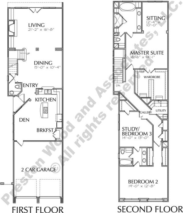 Urban House Plan C9174