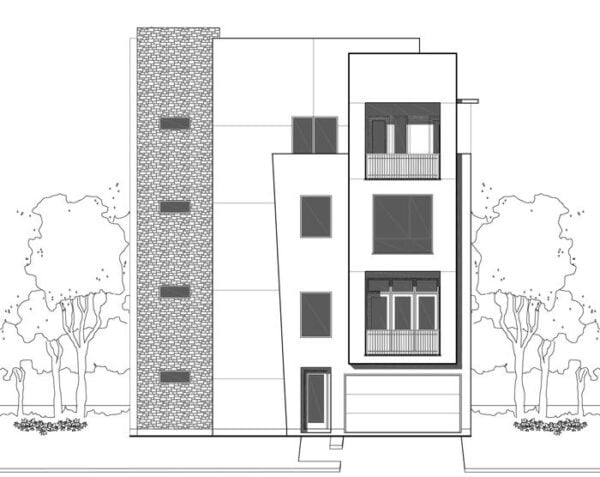 Townhouse Plan E3177 A1.2