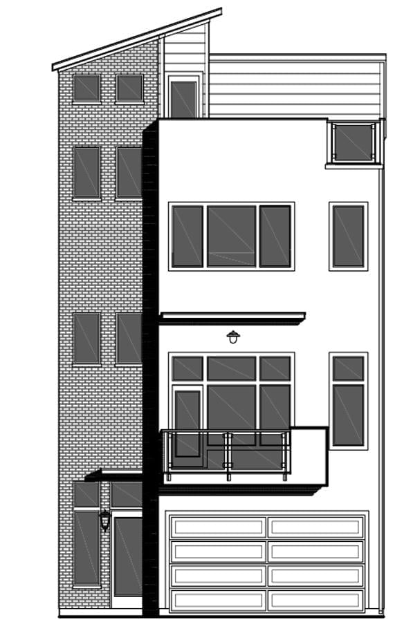 Townhouse Plan E1042 B V5