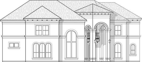 Two Story House Plan C9304