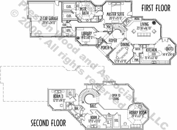 Patio House Plan C2202