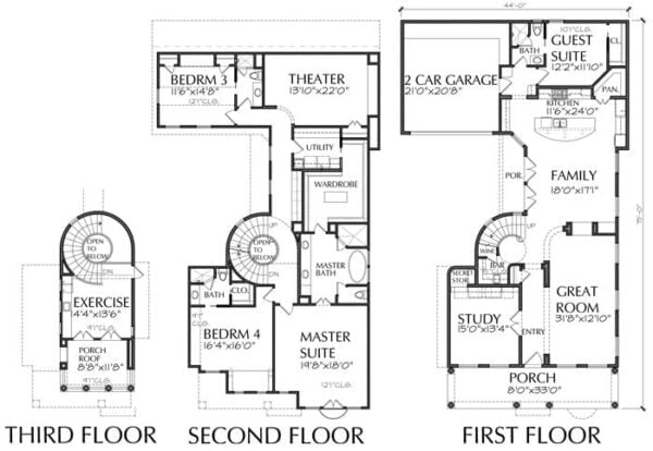 Two Story Home Plan aD6006