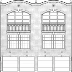 Duplex Townhouse Plan C9016 A & B