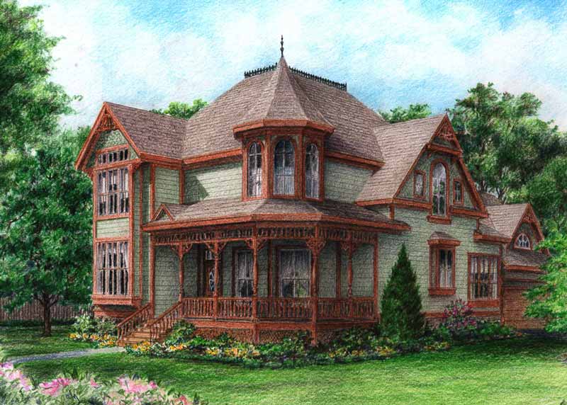 Victorian Home Plans Jack Preston Wood, House Plans For Victorian Style Homes