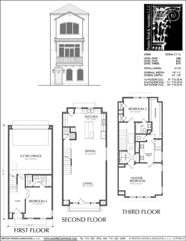 Townhouse Plan E2036 C1.1