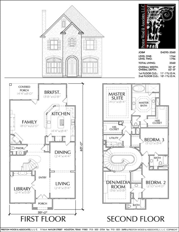 Urban House Plan D4295