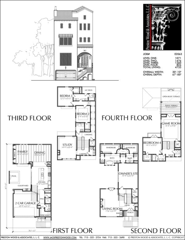 Townhouse Plan E2063