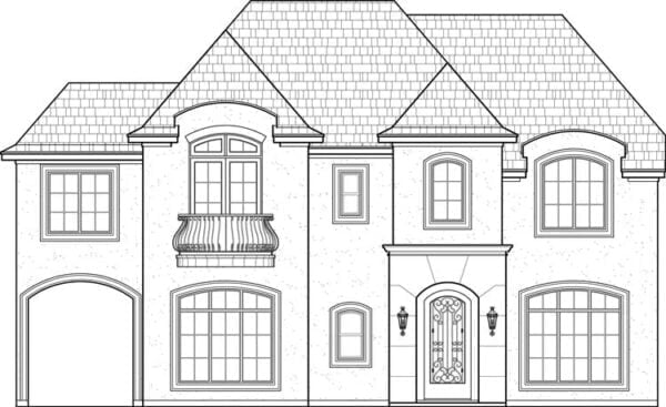 Two Story House Plan D7031