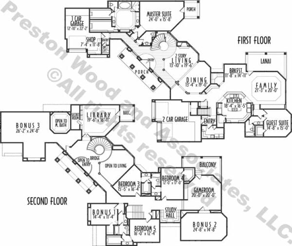 Two Story House Plan D0326