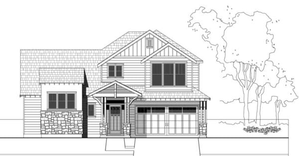 Two Story House Plan E3011