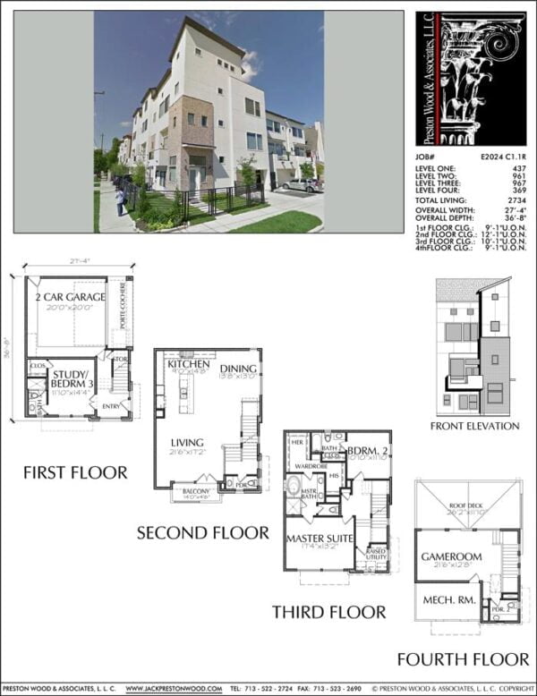 Townhouse Plan E2024 C1.1R