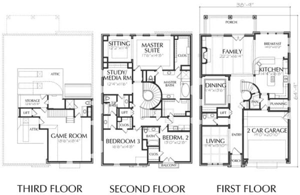 Urban House Plan E0213