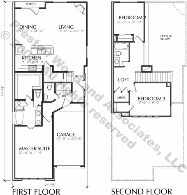 Garden Home Plan D1114