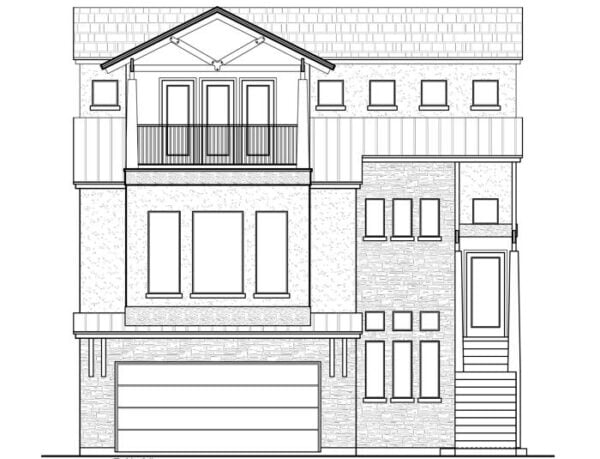 Townhouse Plan D6111-2222