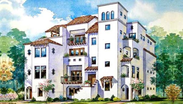 Townhome Plan D5182 Grazalema