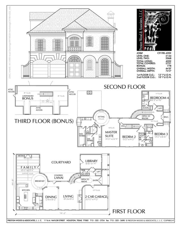 Urban House Plan C9198