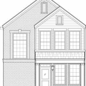 Garden House Plan D3163C-1434