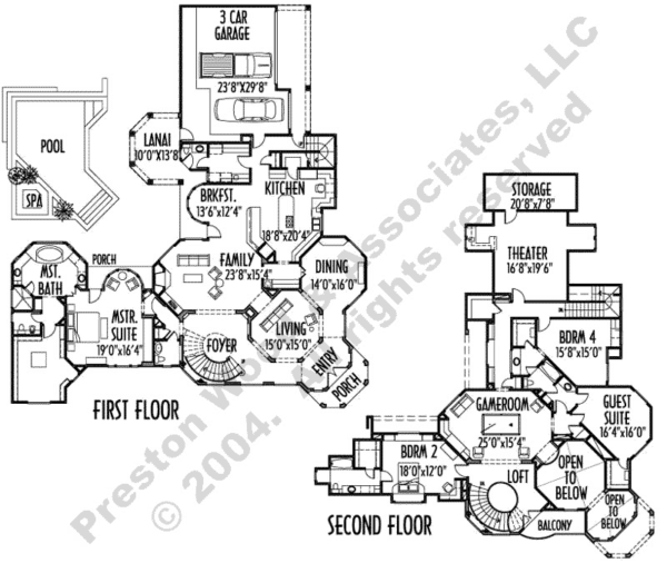 Two Story House Plan aC4167