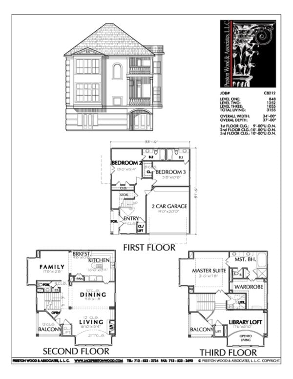 Urban House Plan C8212